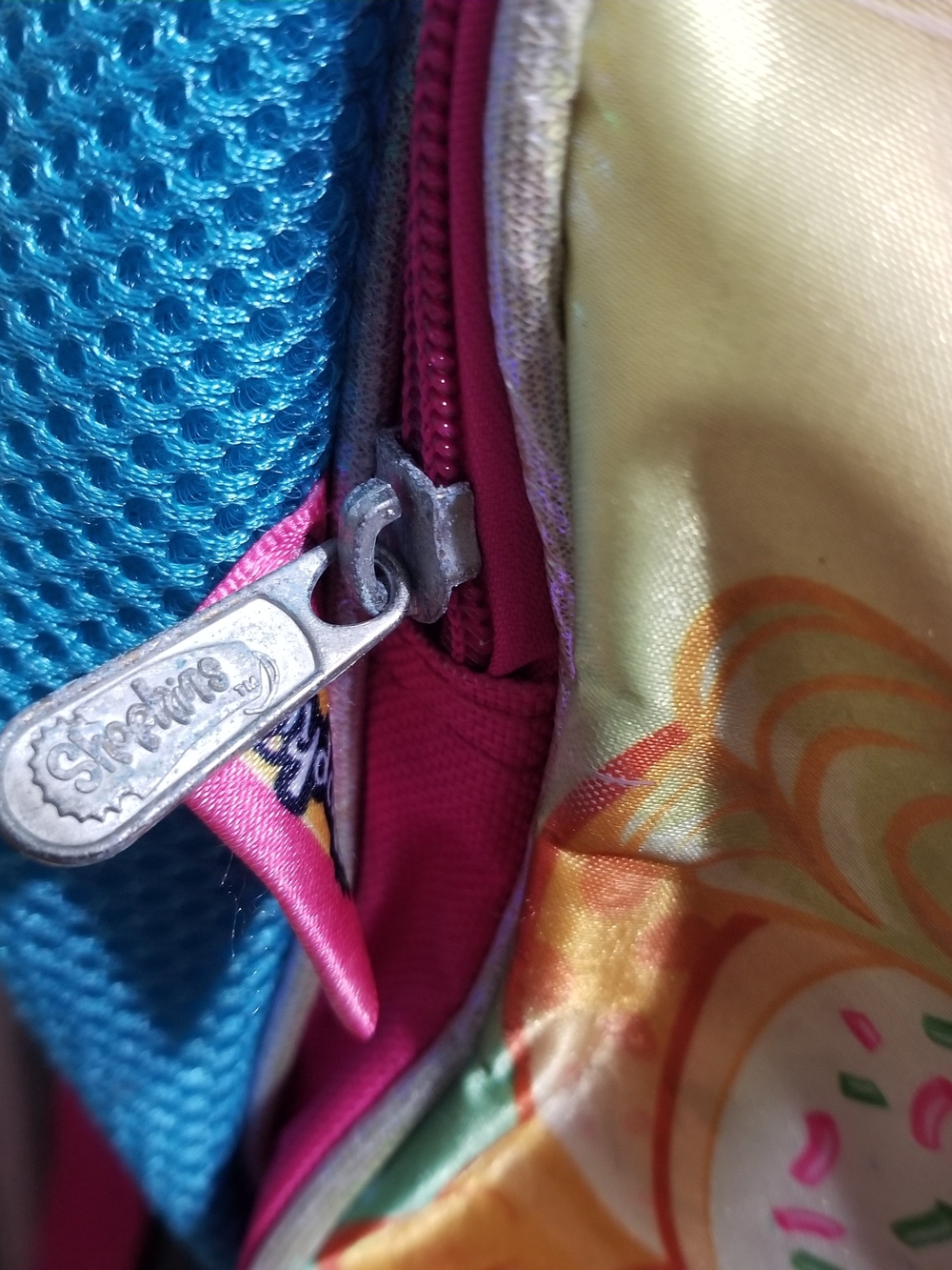 Shopkins Kids' One Size Pink, Teal, & Rainbow Backpack With A Character Print - Picture 9 of 16